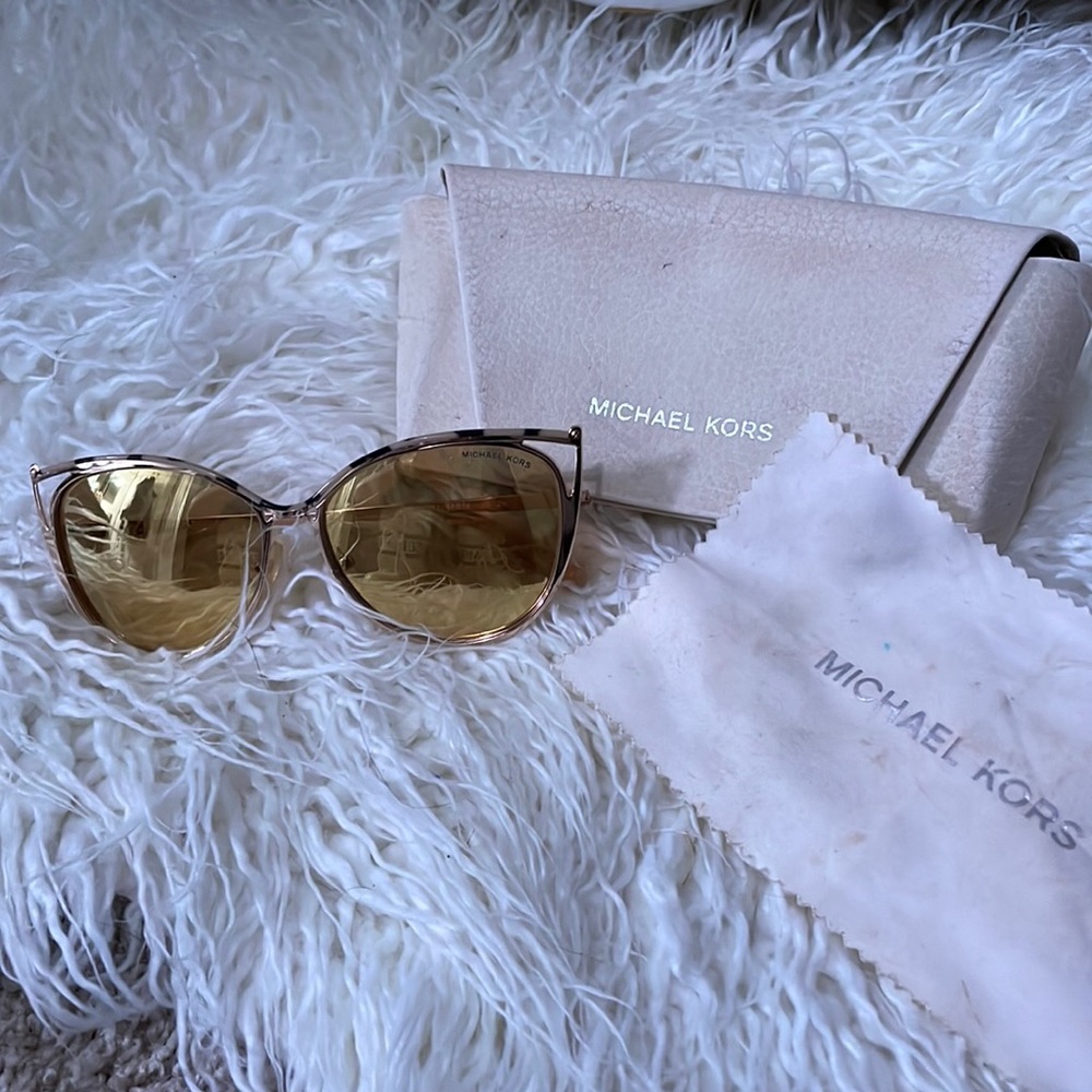 rose gold Cat eye Michael kors sunglasses